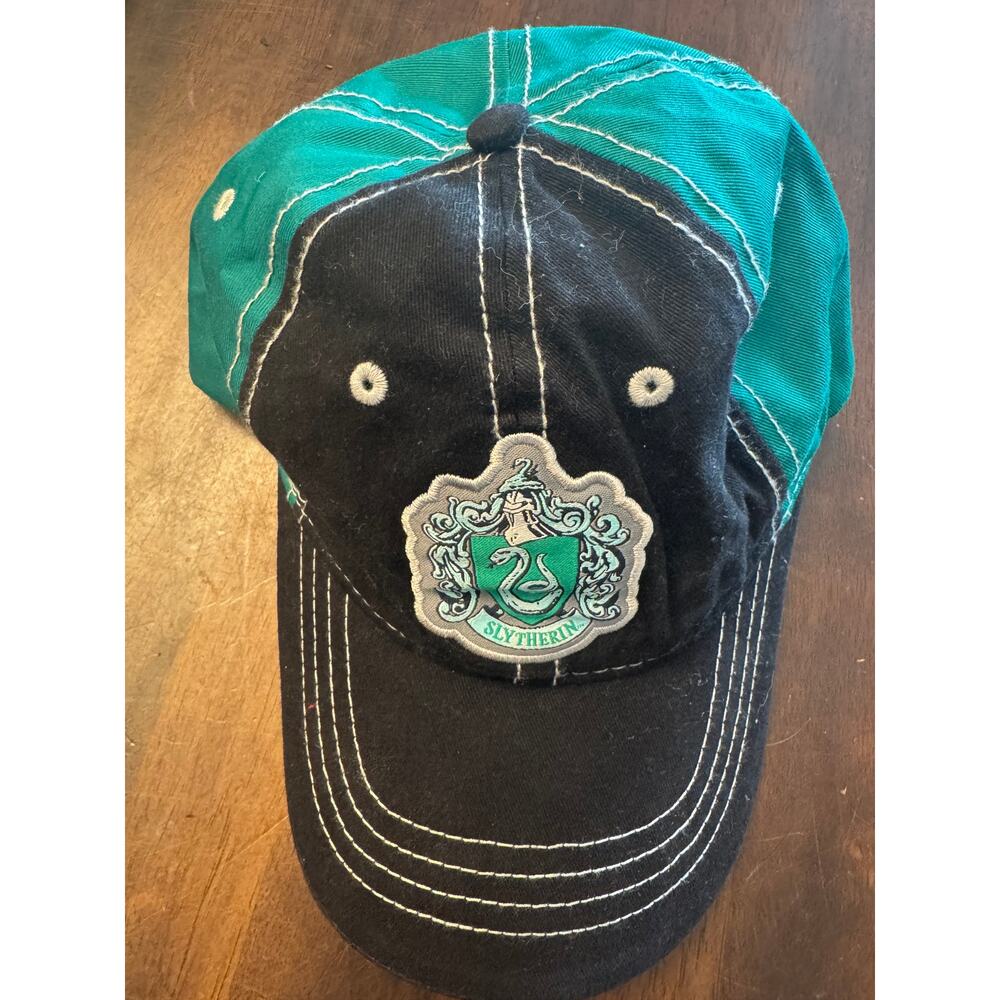 Harry Potter Slytherin adult baseball cap black and green